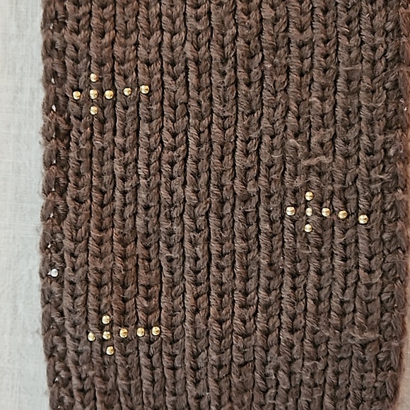 🛍 2 Headband Earwarmer w  Button Closure [Taupe] & [Pink] - Picture 6 of 10